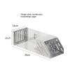 Metal Reusable Mousetrap Mousetrap Rat Rodent Metal Self-Locking Safety Mouse Cage view 2