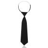 KALIONE Ties for Women 13" Pre Tied Adjustable Necktie for Girls/Boys Black Tie for Women Skinny Necktie for School Uniforms JK/JC Cosplay Graduation Business Wedding view 1