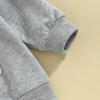 JLKGICF Toddler Baby Girl Easter Outfit Bunny Print Embroidery Crewneck Sweatshirt Long Sleeve Tops Kids Cute Clothes(Vivid Rabbit Grey, 0-6 Months) view 2