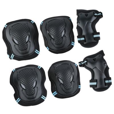 Anneome Knee Protector Elbow Pads Hand Protection for Outdoor Sports s Durable Skateboard Cycling Safety Gear for Beginners Black Blue
