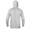 SG Edge Men's 1/4 Zip Long Sleeve Rash Guard Hoodie Quick-Dry UPF 50+ Fishing Hiking and Water Sports, Grey X-Large view 3