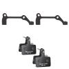 BUCKLOS PM/is Front Rear 180mm Black Disc Brake Caliper Mount Adapter Gear Parts Accessories and 2 Pairs Bike Brake Pads for TRP Tektro Shimano Deore Br-M575 M525 M515 T615 T675 M505 M495 view 1