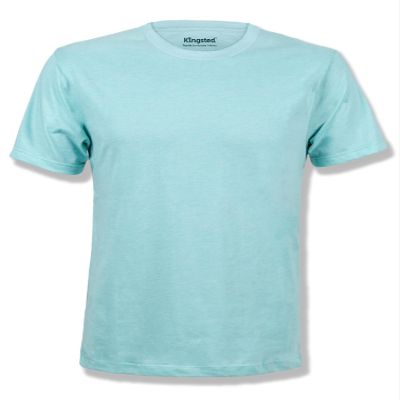 Kingsted Turquoise T-Shirts for Men - Royally Comfortable - Super Soft Cotton Blend - Short Sleeve Tagless Crewneck (Single, Turquoise, Large)
