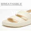 AUSLAND Women's Waterproof Sandals with Cloud Platform Sole Non-Slip Hiking & Sport Sandals w/Back Strap Water Shoes for Women Outdoor Summer 7US 90121 Beige 38EU view 3