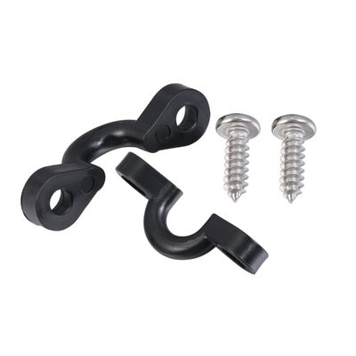 Anneome C-Shaped Deck Rope Buckle Rivets Screws for Kayak Handles Outdoor Tents and Furniture Accessories Lightweight Easy to Install