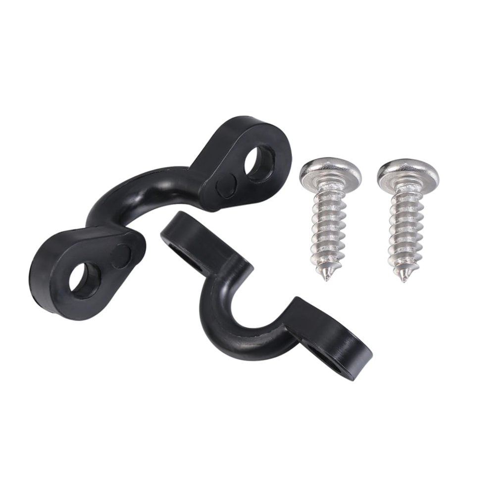Anneome C-Shaped Deck Rope Buckle Rivets Screws for Kayak Handles Outdoor Tents and Furniture Accessories Lightweight Easy to Install