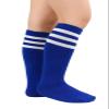 Century Star Toddler Soccer Socks for Girls Boys Baseball Socks Youth Softball Sock Kids Breathable Athletic Socks for Sports 2 Pair Blue White & Red White 1-3 Years view 2