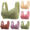 asntrgd Cotton Sports Bras for Women Daisy Lisa Charm Front Closure Bras Support and Lift Bralettes Full Figure Wirefree Bras Brown view 2