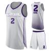 DIYUME Men's Design Your Own Add Picture Training Uniforms for Adult Kids Youth(White-Purple) view 1
