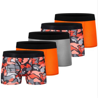 CSYER Boys Boxer Briefs Underwear Polyester Mesh Performance Sport Boxer Briefs for Big Boy with Fly 5 Pack 18-20