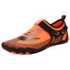 NineFit Basics Lightweight Quick Dry Water Sports Barefoot Shoes Aqu Socks for Swim Beach Pool Surf Yoga for Women Men (Orange, 7) view 1