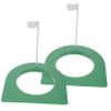 Anneome 2pcs Golf Cup and Flag Practice Training Aids Regulation Putting Cup for Home Office Puttting Practice