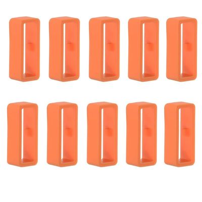 Pack of 10 Closure Ring Compatible with Garmin Vivoactive 3 Music/Forerunner 245/645 Music Watch Strap Loop 20 mm Silicone Watch Strap