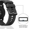 Pack of 10 Closure Ring Compatible with Garmin Vivoactive 3 Music/Forerunner 245/645 Music Watch Strap Loop 20 mm Silicone Watch Strap view 2