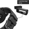 Pack of 10 Closure Ring Compatible with Garmin Vivoactive 3 Music/Forerunner 245/645 Music Watch Strap Loop 20 mm Silicone Watch Strap view 3