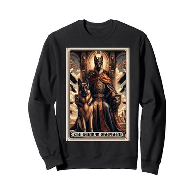 The German Shepherd Tarot Card Dog Sweatshirt