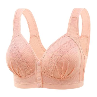 asntrgd Sports Bras for Women Push Up Glamorette Bras Comfort Support and Lift Minimizer Full Figure Front Closure Daisy Bras Watermelon Red