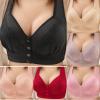 asntrgd Sports Bras for Women Push Up Glamorette Bras Comfort Support and Lift Minimizer Full Figure Front Closure Daisy Bras Watermelon Red view 2