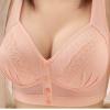 asntrgd Sports Bras for Women Push Up Glamorette Bras Comfort Support and Lift Minimizer Full Figure Front Closure Daisy Bras Watermelon Red view 3
