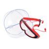 Anneome 1pc Boy Girl Swimming with Earplugs -fog Glasses Large Frame Design for Comfortable Fit for Swimming Diving and Water Sports Black Red view 1