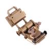 Hubceuo Metal L4 G24 L4G24 NVG Operational Support Helmet Holder for PVS15 PVS18 GPNVG18 Goggle Night Vision Stent Skip Fast OPS Helmet Parts, gold view 3