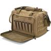 REEBOW GEAR Tactical Gun Range Bag Deluxe Pistol Shooting Range Duffle Bags (Tan)