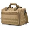 REEBOW GEAR Tactical Gun Range Bag Deluxe Pistol Shooting Range Duffle Bags (Tan) view 2