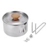 Anneome Portable Kettle for Hot Water Camping Kettle Kettle Camping Electric Tea Kettle Stainless Steel Camping Pot Hiking Utensil view 1