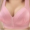 asntrgd Sports Bras for Women Push Up Glamorette Bras Comfort Support and Lift Minimizer Full Figure Front Closure Daisy Bras Pink view 3
