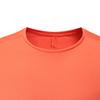 Men's Dry Fit Short Sleeve Moisture Wicking Sports Gym T-Shirts Crewneck Outdoor Running Athletic T Shirt (Orange,Large) view 3