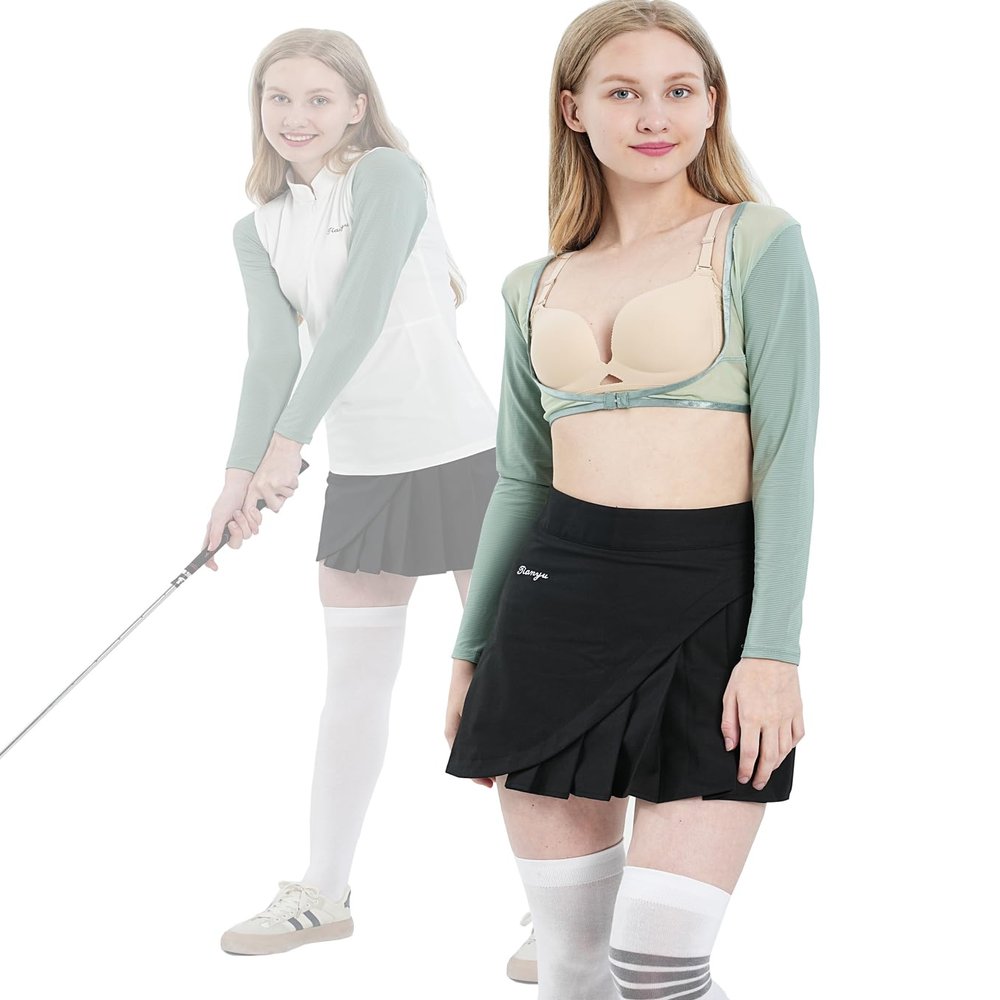 Shuang Hao Women's Golf Sleeves Cooling Shawl for Riding,Golfing,Driving Outdoor Sports Arm Sleeves