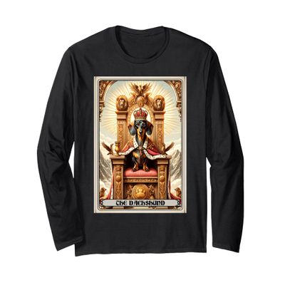 A Dachshund Tarot Card Dog Long Sleeve T-Shirt