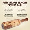 KNK MUGDAR FITNESS BAR INDIAN CLUB MUDGAR BHEEM MACE SHOULDER EQUIPMENT MEEL KARLA KATAI MUGDAL FITNESS DURABLE WOODEN EQUIPMENT (7 to 8 KG) view 2