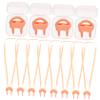 Sosoport 2sets Sports Swim Nasal Splint Swimming Nose Clip with Elastic Strap Comfortable for Kids Adults Tear Resistant Silicone for Swimming 12pcs*2 view 1