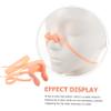 Sosoport 2sets Sports Swim Nasal Splint Swimming Nose Clip with Elastic Strap Comfortable for Kids Adults Tear Resistant Silicone for Swimming 12pcs*2 view 2