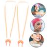 Sosoport 2sets Sports Swim Nasal Splint Swimming Nose Clip with Elastic Strap Comfortable for Kids Adults Tear Resistant Silicone for Swimming 12pcs*2 view 3