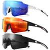 gesruny Polarized Sport Sunglasses for Men and Women, Lightweight TR90 Sun Glasses with UV Protection for Cycling Running view 1