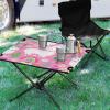 Msyxl Alpaca Cute Portable Folding Camping Table, Compact Lightweight Beach Table with Carrying Bag for Outdoor Picnics, BBQs, Camp view 2
