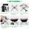 Msyxl Alpaca Cute Portable Folding Camping Table, Compact Lightweight Beach Table with Carrying Bag for Outdoor Picnics, BBQs, Camp view 4