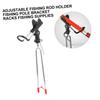 Anneome Adjustable Fishing Rod Holder Stand Non- Design Suitable for Hand and Sea Fishing Rods Rotatable Bracket for Optimal Angle Material view 3