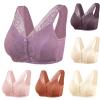 asntrgd High Support Sports Bras for Women Comfy Full Coverage Glamorette Bras Push Up Lift Bra Front Closure No Wire Bras Beige view 2