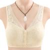 asntrgd High Support Sports Bras for Women Comfy Full Coverage Glamorette Bras Push Up Lift Bra Front Closure No Wire Bras Beige view 4