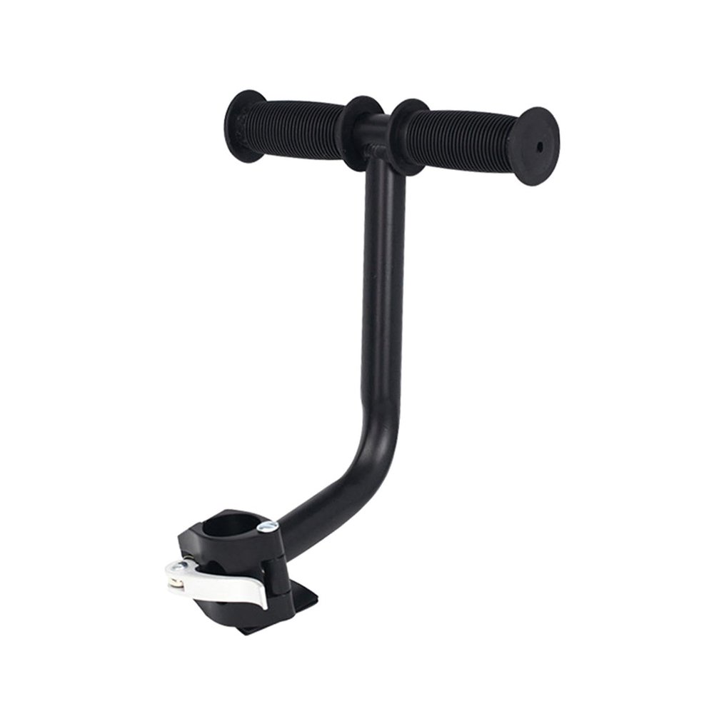 Yiju Bike Handrail Bicycle Handrail Child Carrier Nonslip Gripping Soft Rubber Portable Rear Seat Armrest Kids Seating Hand Rest, Without Screw