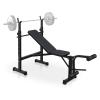 Adjustable Weight Bench, Olympic Workout Bench, Bench Press Set with Squat Rack and Barbell Rack, Versatile Strength Training Equipment for Home Gym (Black-3) view 1