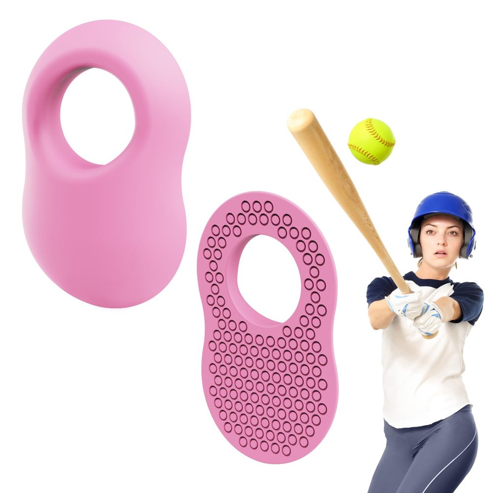 MIPREZT 2 Pack Batter's Baseball Thumb Guard for Pro, Hitter Training Aid, Thumb Guard Baseball & Softball Baseball Batting Grip Baseball Accessories Baseball Training Equipment Reduce Bat Sting-Pink