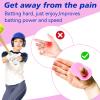 MIPREZT 2 Pack Batter's Baseball Thumb Guard for Pro, Hitter Training Aid, Thumb Guard Baseball & Softball Baseball Batting Grip Baseball Accessories Baseball Training Equipment Reduce Bat Sting-Pink view 2