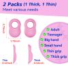 MIPREZT 2 Pack Batter's Baseball Thumb Guard for Pro, Hitter Training Aid, Thumb Guard Baseball & Softball Baseball Batting Grip Baseball Accessories Baseball Training Equipment Reduce Bat Sting-Pink view 3