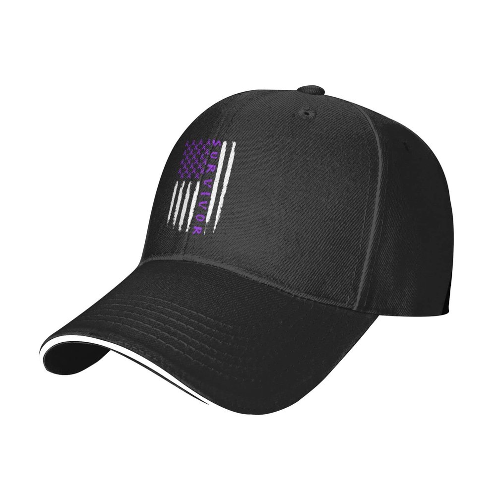 Hodgkin Lymphoma Survivor Hodgkin Lymphoma Cancer Awareness Dad Hat Baseball Cap Adjustable Snapback Hip Hop Cotton Baseball Cap Trucker's Hat Black