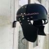 Fire Fighter Helmet Wall Mount Display Rack Holder Rustic Vintage Gift view 4