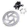 140mm Disc Brake Rotor, Stainless Steel 6 Hole, Mountain Bike Brake Caliper Set, Durable Rotor for Cyclists Road and Trail Riding view 1